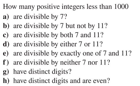 how many positive integers less than 1000 are divisible by 7|SOLUTION: how many positive integers less than 1000 .